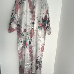 Satin Kimono Robe