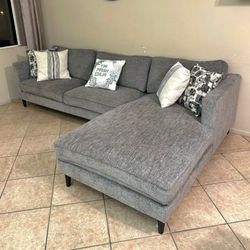 Grey Sectional Couch from Living Spaces