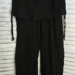 Black Skirted Leggings, XL
