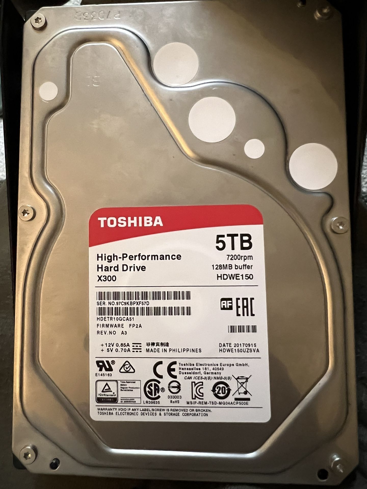 Toshiba Hard Drive 5TB