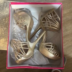 Studded Platform Heels 