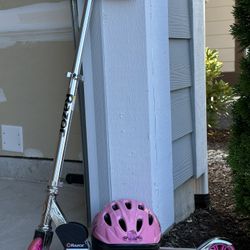 Kids Scooter With Helmet