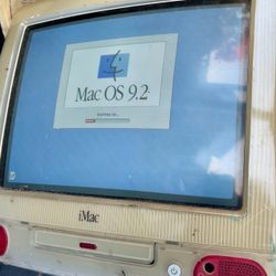 iMac Vintage Cool Retro Red 