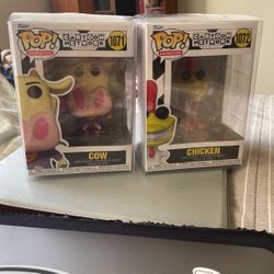 Cow And Chicken Funko Pops