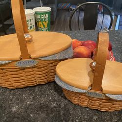 Two Longaberger Baskets Selling For One Price 