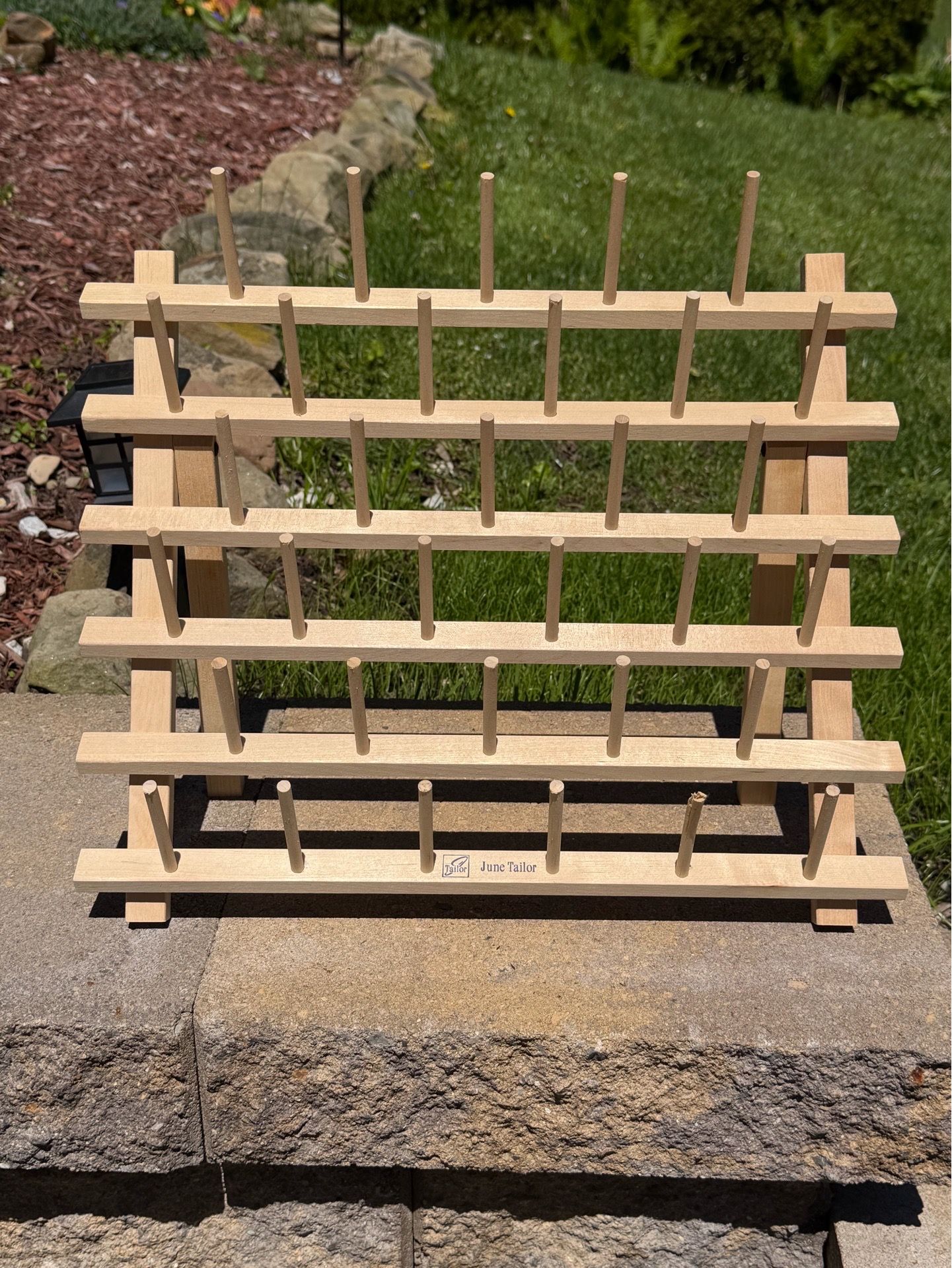 Spool Wood Sewing Cone Thread Holder (33), June Tailor for Sale in ...