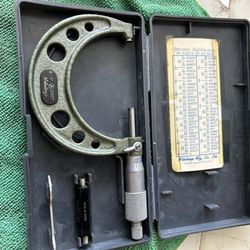 2 To 3 InchMitutoyo carbide tipped micrometer
