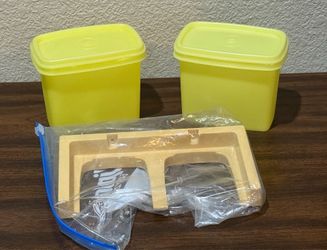 Vintage Tupperware “Shelf Savers” Set of 2
