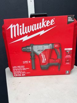 Milwuakee 1-3/4 in. SDS-MAX Rotary Hammer new $530