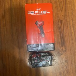 (1)Milwaukee M18 Brushless Fuel Impact Driver (2953-20) & M18 5.0 Ah Battery 
