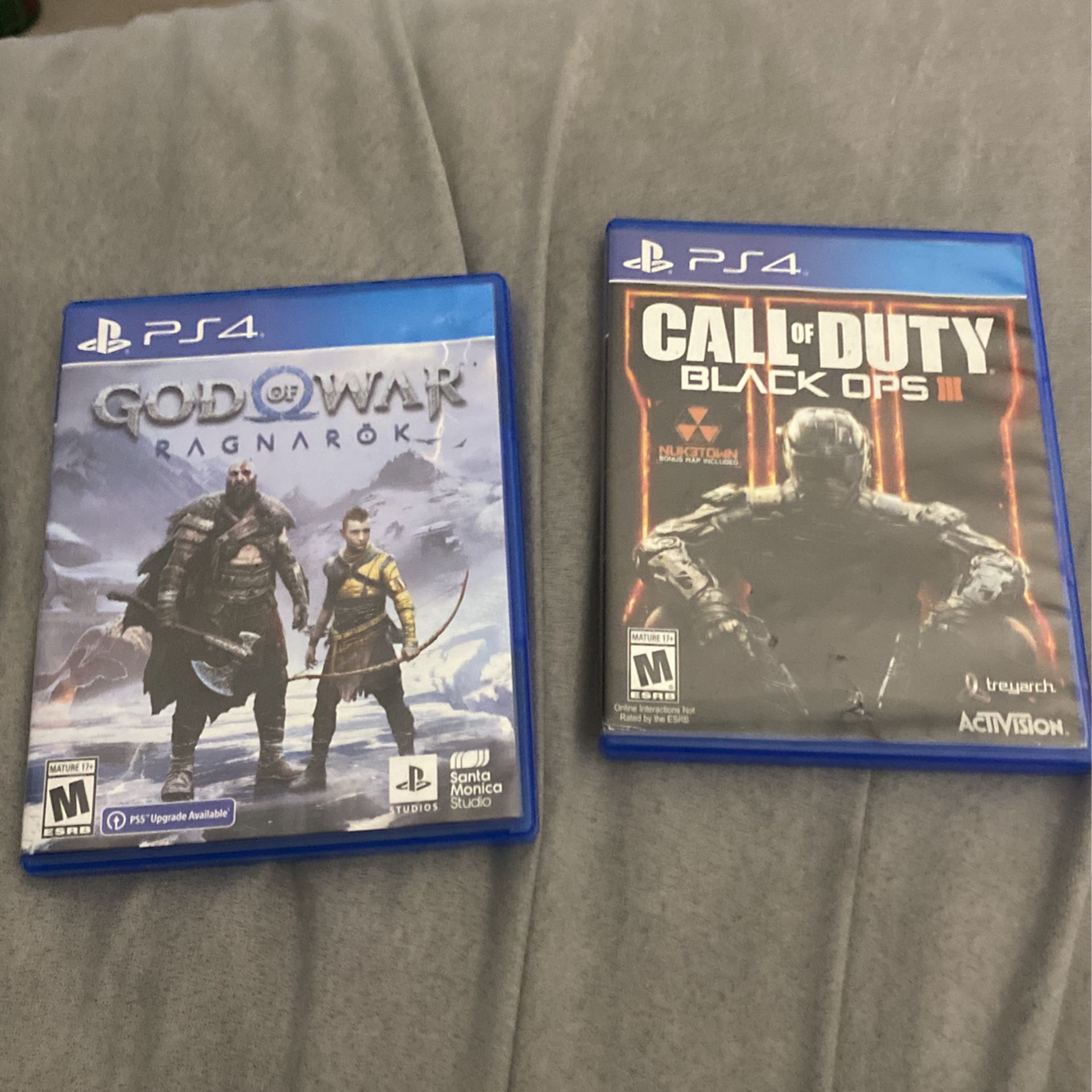 selling both or one (your choice) ps4 games