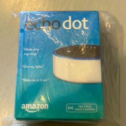 Amazon Echo Dot 2nd Gen Alexa Smart Speaker, White
