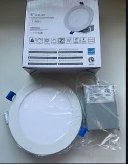 6” Ultra Slim LED Ceiling Light – 5CCT | Dimmable | ETL Listed | $5 Each