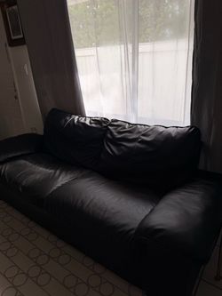 Black sofa- good condition