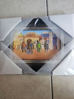 Star Wars framed pin set