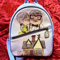 Loungefly Disney Up Carl & Ellie House Mini Backpack