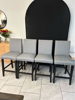 4 Counter height stools for sale