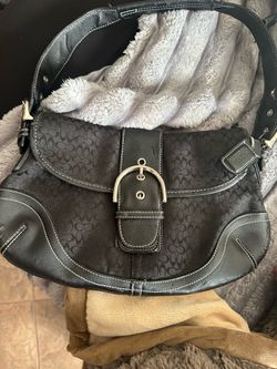 Vintage coach buckle bag