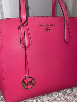Michael Kors Marilyn Medium Saffiano Leather Top Zip Tote Bag