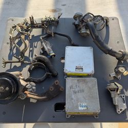 Various Mazda RX7 FC3S S4 Smog Emission Parts