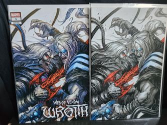 Web of Venom Wrath 1 trade and virgin set