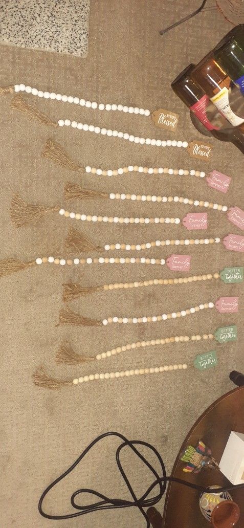 20in Wood Beads ALL $20