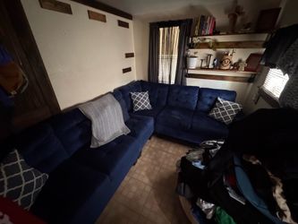 Dark Blue Sofa Sectional