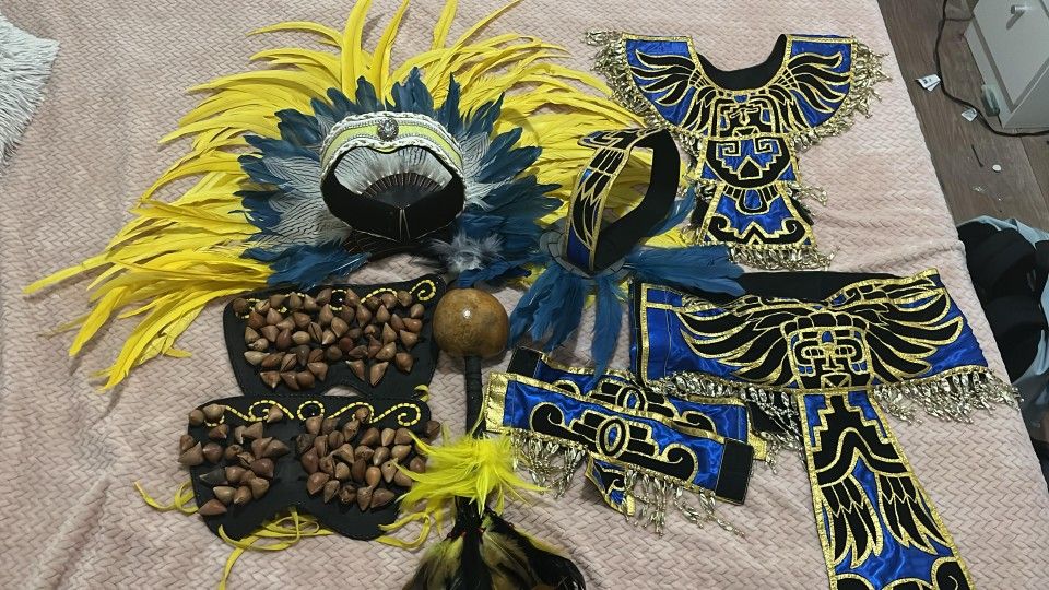 Traje Para Danza Azteca "Talla Mediano "