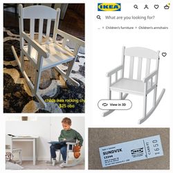Ikea Kids Rocking Chair 