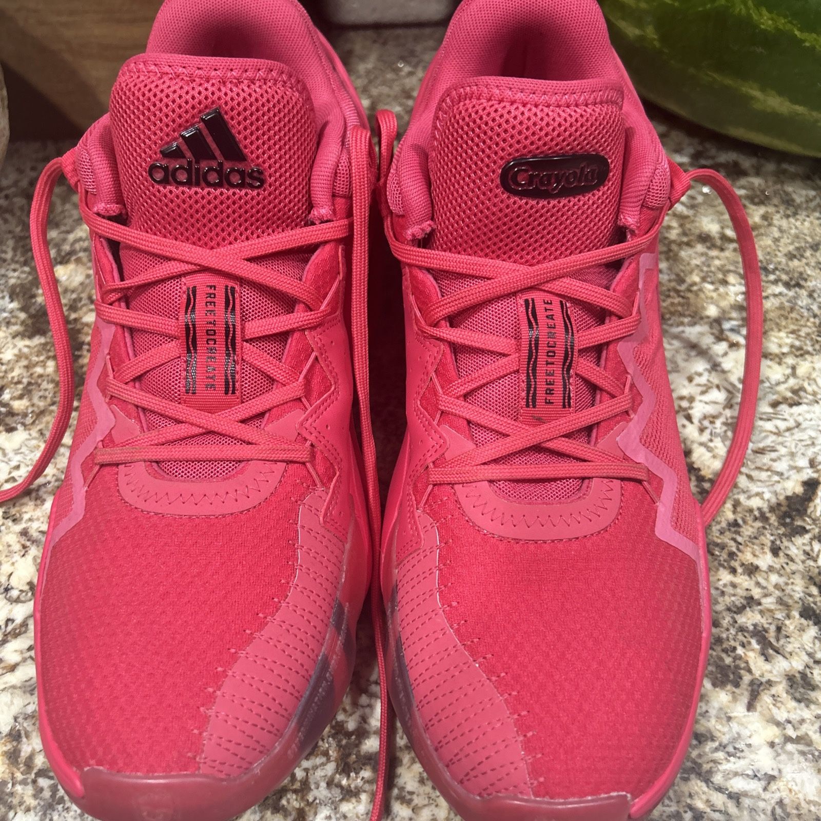 New Adidas Issue #2 Crayola Red Donovan Mitchell Shoes