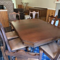 Dining Table With 8 Chairs 