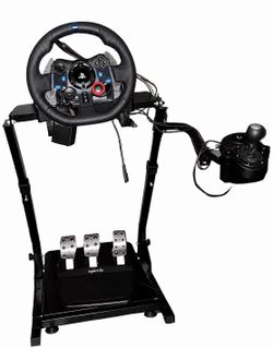 Logitech G G29 SE Driving Force Racing Steering Wheel and Pedals, Force Feedback, Genuine Leather Driving Force Shifter - for PS5, PS4 and PC, Mac - B