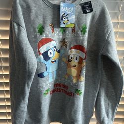New Bluey Christmas Sweatshirt  Size XL…Original Price On Tag $49.99