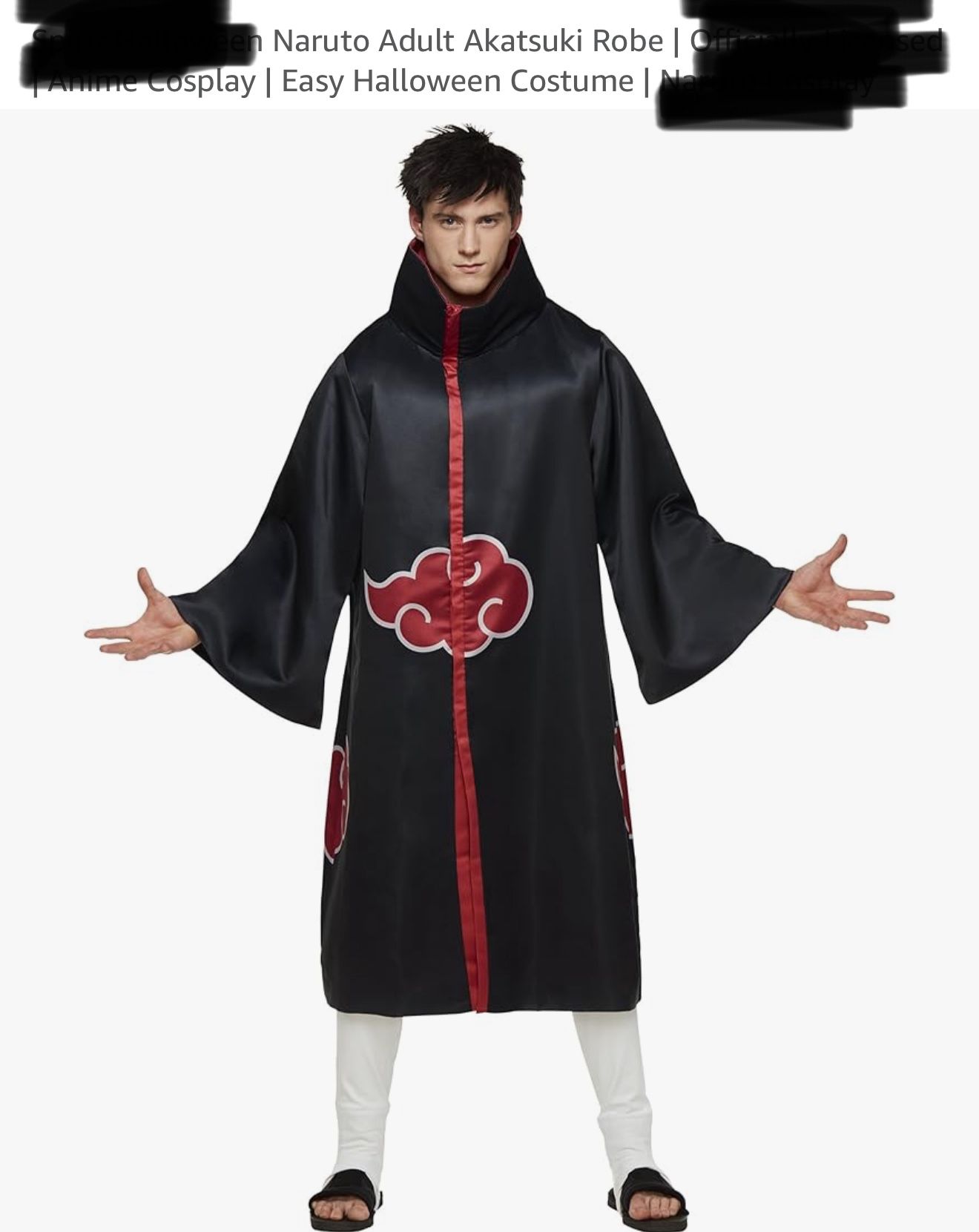  Naruto Adult Akatsuki Robe XL