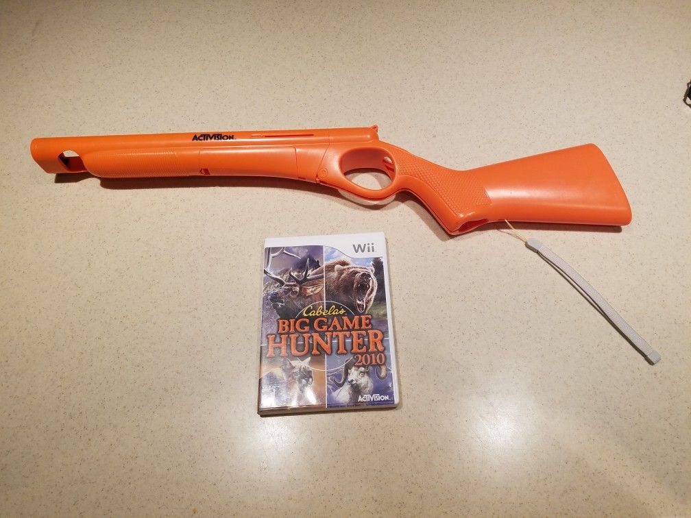 Wii Game and Wii Gun Accessory