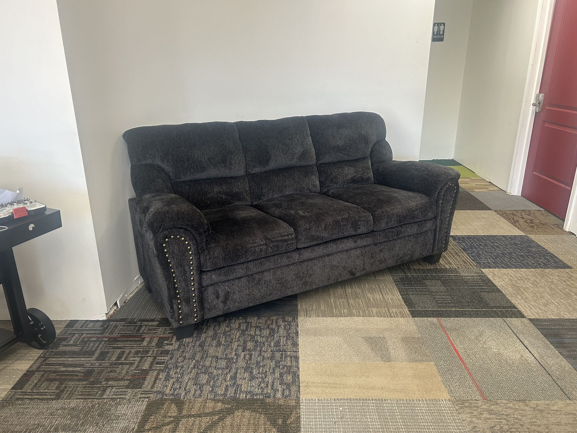 New Black Sofa