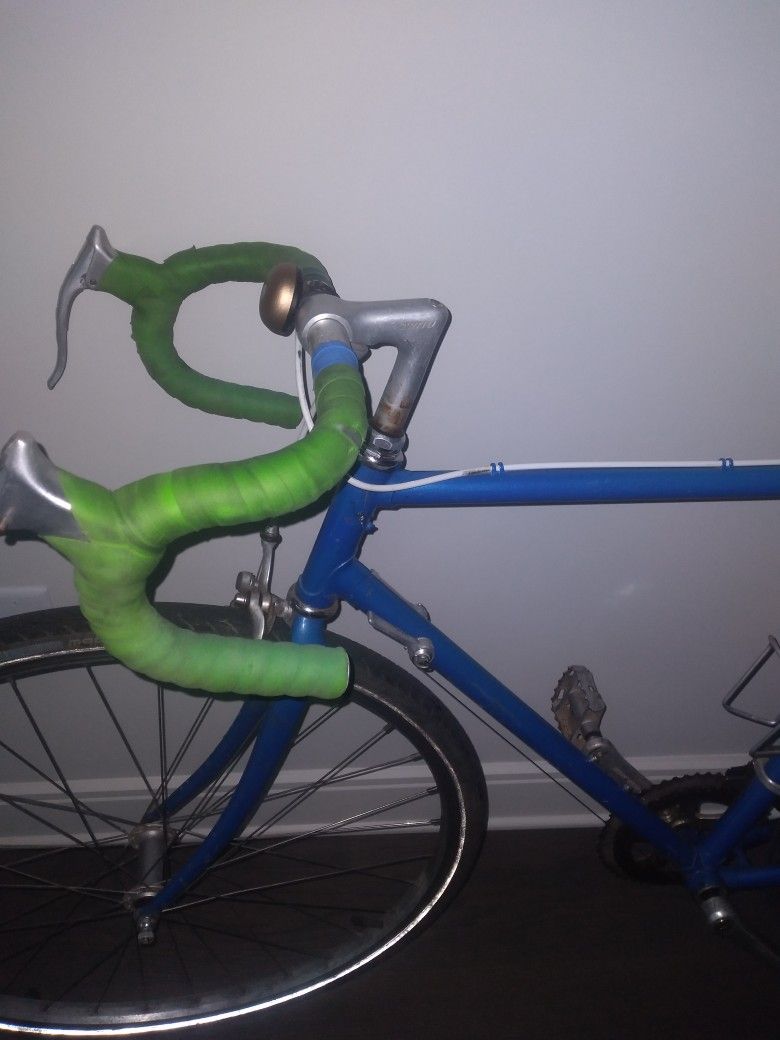 Blue Racing Bike