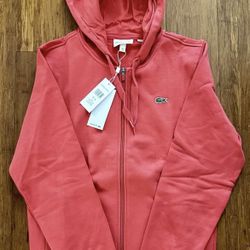 NWT LACOSTE Men’s HOODIE JACKET! CLASSIC FIT! SIZE 3/SMALL!