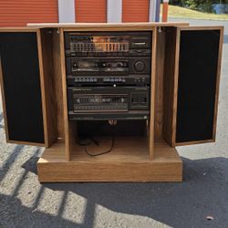 Stereo Cabinet with Sound Design Equipment