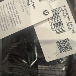 Lululemon Everywhere  Belt Bag Crossbody Shoulder 1L Black New With Tags