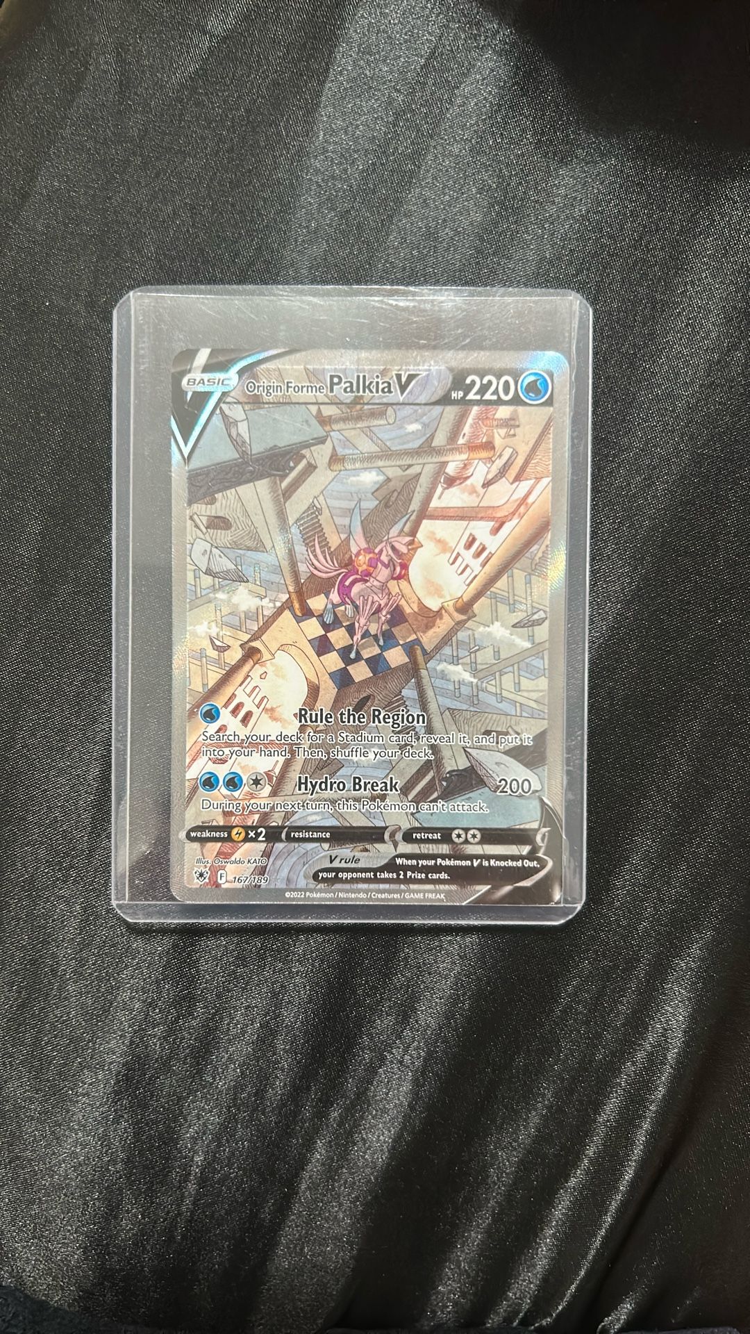 PalkiaV Pokemon Card