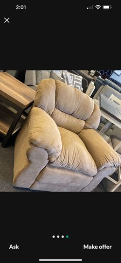 Silla Beige De Peluche Solo Queda Una