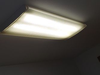 Fluorescent Ceiling Light Fixture