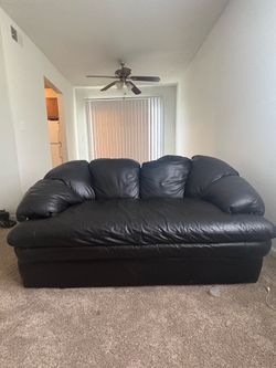 leather couch