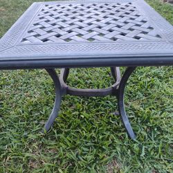 Metal plant stand garden decor table MESA DE ENTRADA