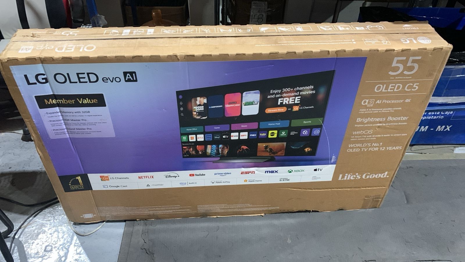 LG 55 Inch 55C5 TV OLED Television 