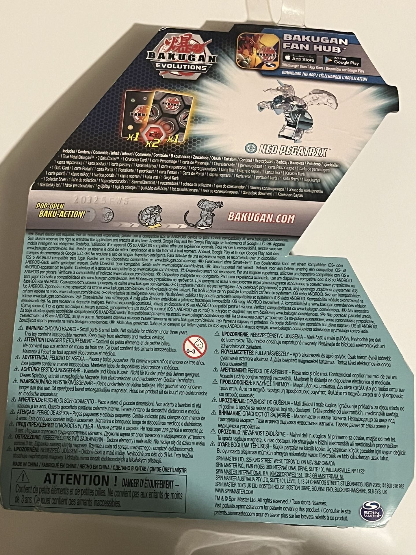 Bakugan Neo Pegatrix Platinum Series