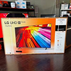 75 “ LG Smart 4K LED HDR TV