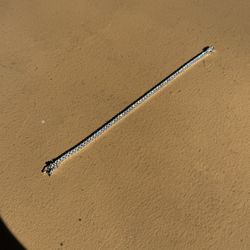 VVS1 Moissanite 925 tennis bracelet thin 8inch throw offers read description