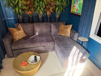 Velvet Sectional Daybed Sofa